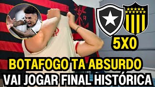 REACT MELHORES MOMENTOS BOTAFOGO 5X0 PENAROL  BOTAFOGO FAZ JOGO HISTÓRICO E VAI JOGAR A FINAL [upl. by Whittemore]