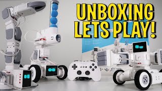 UNBOXING amp LETS PLAY  Motionblock  10 in 1 Modular Robotic Kit Cozmo like [upl. by Eycats701]