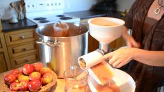 Comment faire la compote de pommes au moulin [upl. by Cleave]