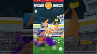 Air SlashDragon Claw Mega Charizard Y Solo Raids 4 Cloudy pokemongo solo megacharizardy viral [upl. by Nalniuq359]