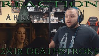 Arrow  2x18  Deathstroke  REACTION [upl. by Zemaj182]