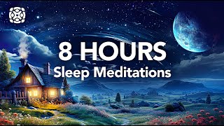 8 Hours of Guided Sleep Meditations for Deep Sleep [upl. by Deni543]