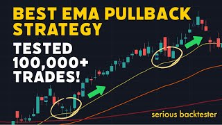 100000 TRADE BACKTEST OF EMA PULLBACK STRAGEGY [upl. by Perlie]