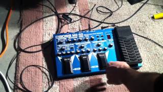 Boss ME50 Delay Demo [upl. by Talley]