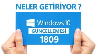 Windows 10 1809 Güncellemesi İle Gelenler [upl. by Neelyad]