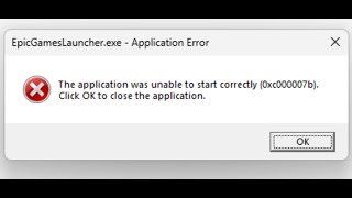 Fix Error EpicGamesLauncherexe Application Error 0xc000007b [upl. by Ardnosal810]