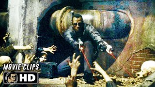 BLADE II CLIP COMPILATION 2002 SciFi Wesley Snipes [upl. by Ociral39]