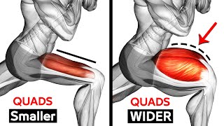 Best Exercises Quadriceps To Get Wide Leg Workout [upl. by Elroy]