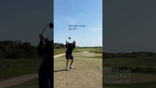 Par 6 into this wind… golf windy golfswing putting golftips [upl. by Marlo]