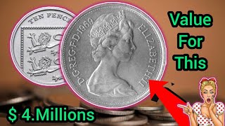 Top 1 Ultra UK Ten pence Rare Ten New Pence Coins Worth huge money Valuable 10 pence to look for [upl. by Chesney]