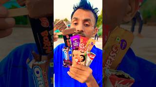 Oreo Dhoni biscuit 🤣aur Kitkat chocolate 🍫parlegtigerglucosemunch5050baroneappyshortsfeed [upl. by Daune]