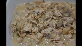 Escalope de dinde Stroganoff au cookeo [upl. by Sadella]