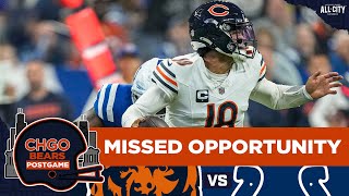 BEARS POSTGAME Caleb Williams amp Chicago Bears fail to capitalize on opportunities  CHGO Bears [upl. by Ahsened]