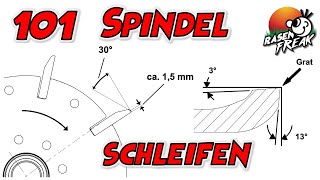 Rasenmäher SPINDEL SCHLEIFEN GRUNDLAGEN Spindel u Untermesser schleifen der perfekte Rasenschnitt [upl. by Accalia]