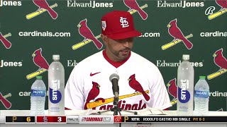 Oli Marmol on Cardinals bullpen availability At the end of the day its just a ton of use [upl. by Amara138]