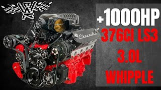 1164 HP 376ci LS3 30L Supercharged Engine built Wegner Automotive  Engine Dyno [upl. by Cinimod815]