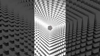 Monochrome Hypnosis A Mesmerizing Black And White Illusion illustration trippy shorts illusion [upl. by Zitella]