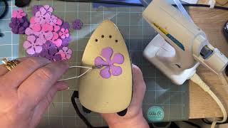 Just a crafty share how to make foam flowers [upl. by Seilenna]