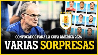 Opinión de los CONVOCADOS de URUGUAY para la COPA AMÉRICA 2024  ¿Se equivocó Bielsa [upl. by Aneeres]