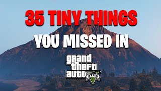 35 Tiny Details You Didnt Notice in GTA 5 [upl. by Ania509]