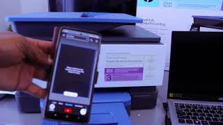 How To Scan With HP Officejet Pro 9125e Printer Print and Save PDF [upl. by Hartzke248]