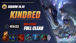 Season 1414 Kindred clear  Full clear Red 322 [upl. by Einobe]