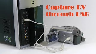 How to transfer video from a MiniDV camcorder to a computer via USB [upl. by Siramaj452]