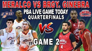 BRGY GINEBRA vs MERALCO PBA Live Game Today Game 2 Quarterfinals  September 28 2024 [upl. by Assilak322]