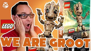 I AM GROOT LEGO Marvel Baby Groot Official REVEAL [upl. by Amaral428]