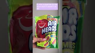 AirHead XTremes Bites Tasting Review candy airheads tastetest rating [upl. by Essiralc141]