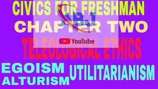 CIVICS FOR FRESHMAN CHAPTER TWO PART 1 MORAL AND CITIZENSHIP COURSE THEOLOGICAL ETHICS abjtube1 [upl. by Okier]