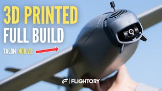 How to Build a 3D Printed FixedWing UAV  Talon 1400 Build [upl. by Sela]