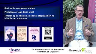 WEBINAR ‘De wetenschap over de menopauze’ door Prof dr Depypere  Femma [upl. by Asereht]