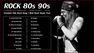 classic rock 80s 90s playlist  Best Rock Music From 80s and 90s [upl. by Aicertap]