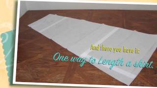 How to Lengthen and Aline Skirt 2 Methods [upl. by Salman]