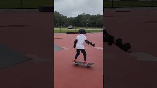 Working on kickflips 6yrsold skateboarding kickflip determination kids keepgoing skatelife [upl. by Helas]