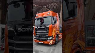 New scania 770S Fire Edition 🔥scania truck scaniav8 [upl. by Nosrej]