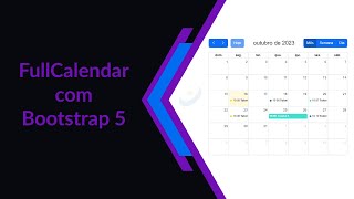 2  Como usar FullCalendar com Bootstrap 5 [upl. by Ayotyal]