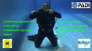 PADI IDC Skill Demonstration  Regulator Clearing [upl. by Nuajed582]