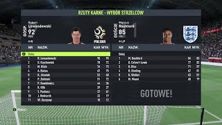 FIFA 22 Polska vs Anglia RZUTY KARNE [upl. by Jule]