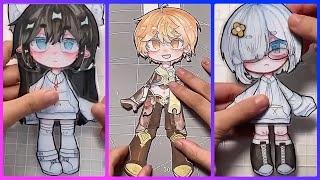 HOW TO MAKE PAPER DOLLS GACHA LIFE  Draw so easy Anime [upl. by Gimble]