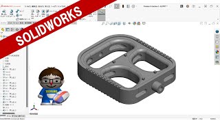 SOLIDWORKSCSWA練習問題SectionIProblem9 [upl. by Adirehs]