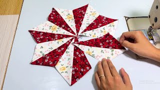 Easy Sewing Project for Beginner  Turn Scraps of Fabric Into Useful Items For The Kitchen [upl. by Nedyaj]