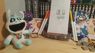 drawing with craftycorn episode 2 dogday colouring [upl. by Anirrok]