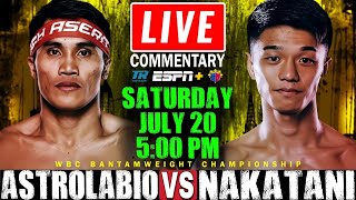 🔴LIVE Vincent Astrolabio vs Junto Nakatani Fight Commentary WBC Bantamweight Championship [upl. by Sydelle]