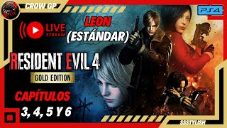 🔴 EN VIVO  Resident Evil 4 Remake PS4  Leon  Capítulos 3 y 4 [upl. by Atteinotna]