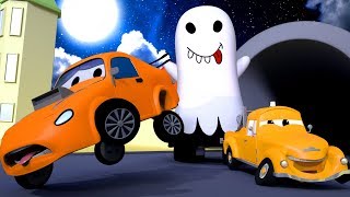 Edgar è un FANTASMA 💀 🎃 Halloween a Car City 👻 Cartone animato per bambini [upl. by Esyli444]