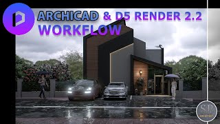 D5 Render 22 amp Archicad Workflow Tutorial [upl. by Cohe375]