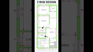 shorts 19X42 House Plan  19 by 42 Ghar ka Naksha  19 Feet by 42 Feet House Design [upl. by Swane]