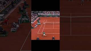 Tennis Elbow 4 Federer 37 Strokes Rally vs Nadal shorts [upl. by Oigres]